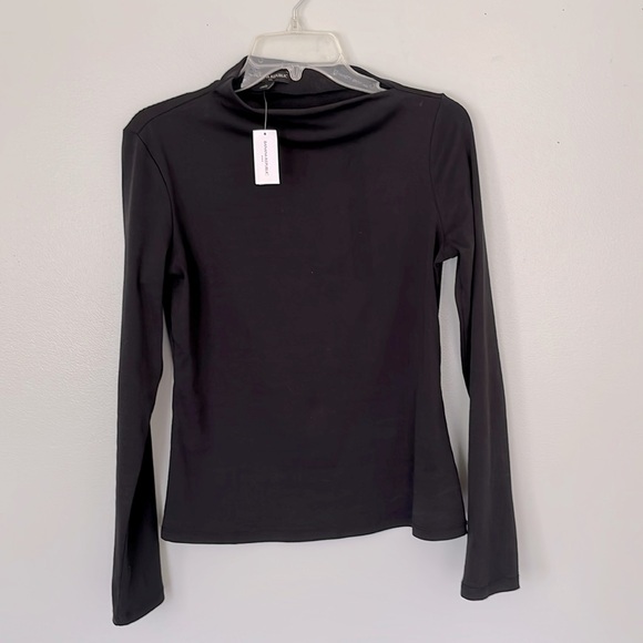 Tops - Banana Republic Black Long Sleeve Mock Neck Top